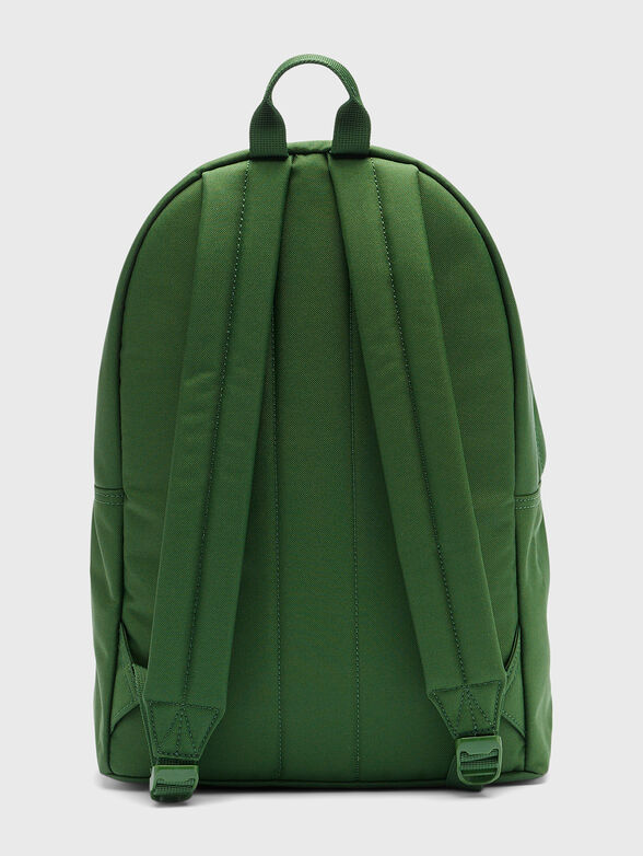 Unisex black backpack with logo detail - 3