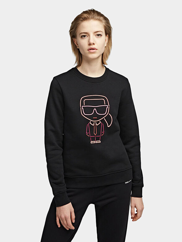 Sweatshirt with 3D logo detail - 1