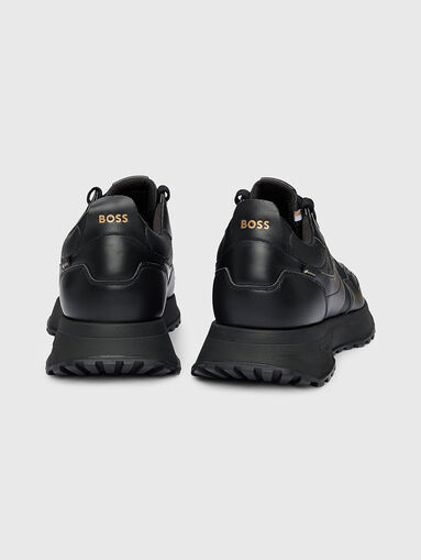 GORE-TEX black leather shoes - 4