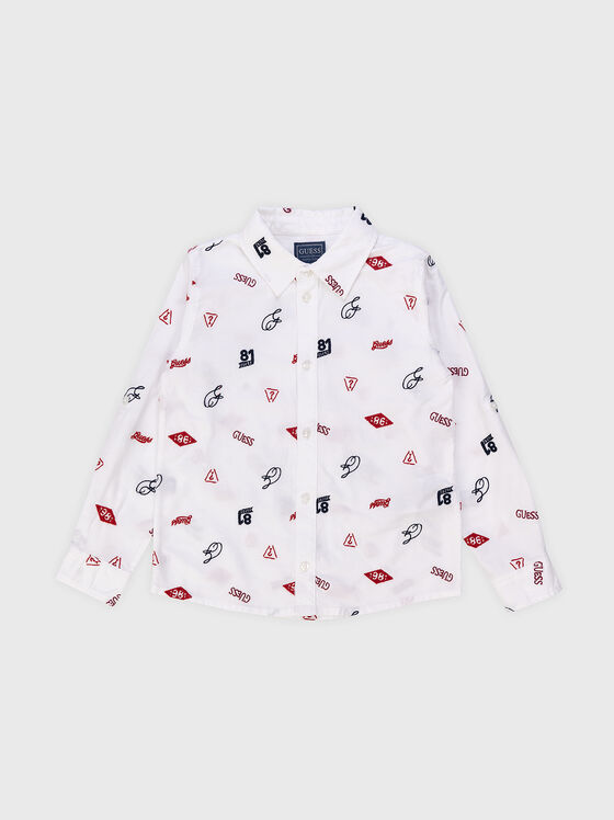 Shirt with logo print - 1