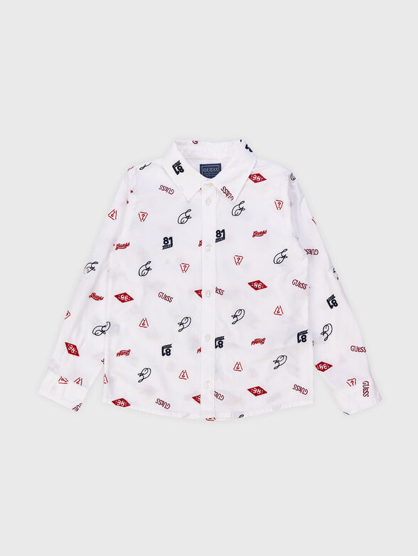 Shirt with logo print - 1