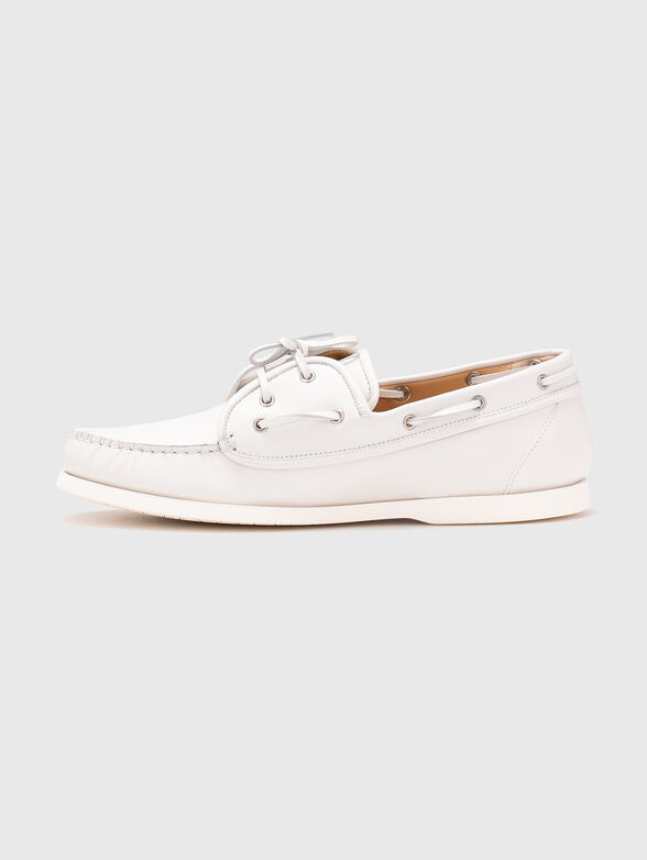 White leather shoes - 4