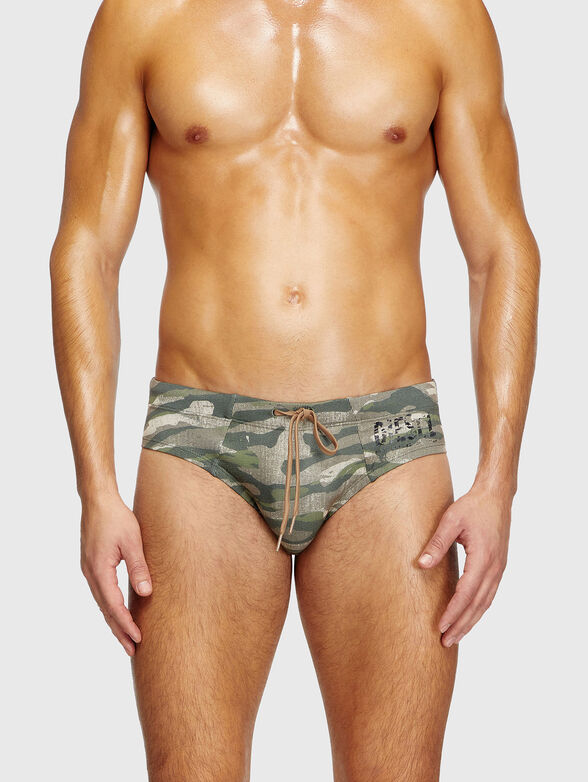 ALFIE-UTLT swimsuit with camouflage print - 0