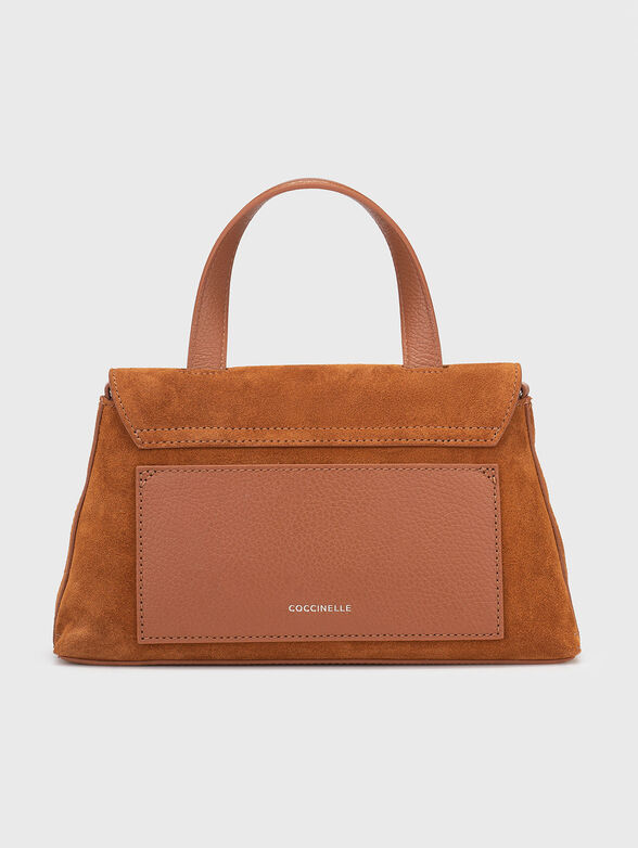 Small suede bag with long strap - 3