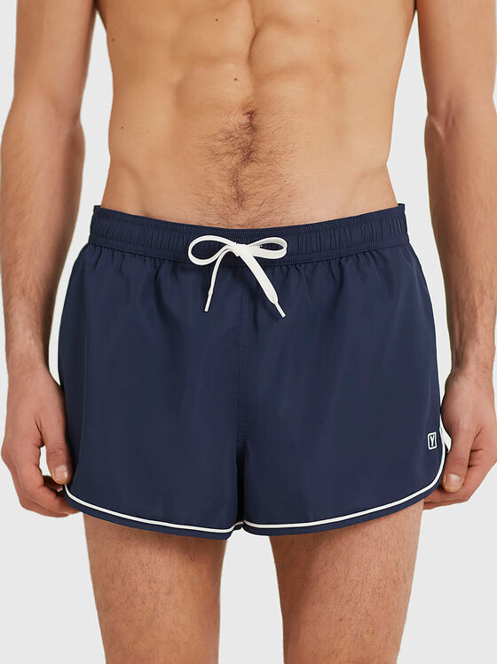 PASSEPARTOUT blue beach shorts - 1