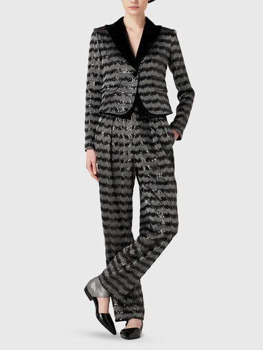 Trousers with sequins - 4