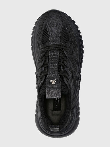 Black shiny sneakers - 5