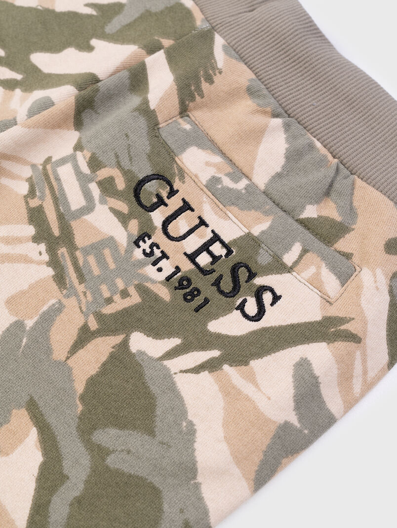 Camouflage print shorts - 3