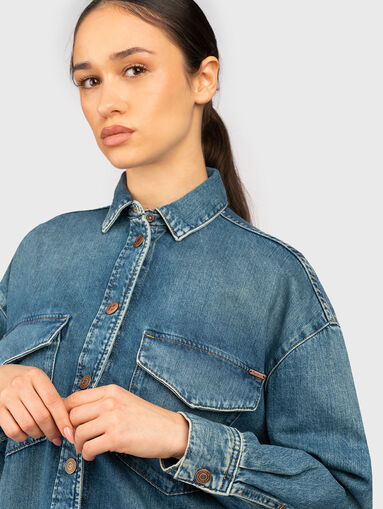 AUDREY denim shirt - 4