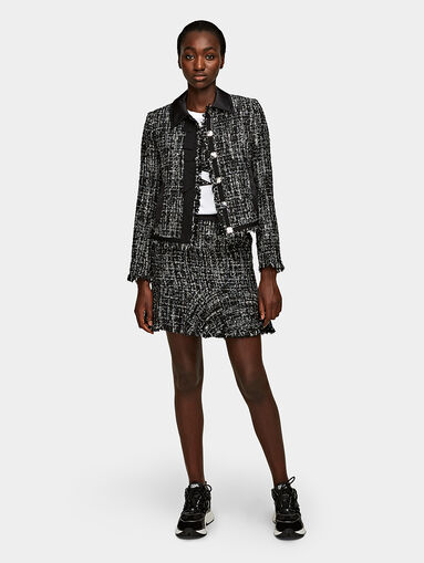 Short boucle skirt - 5