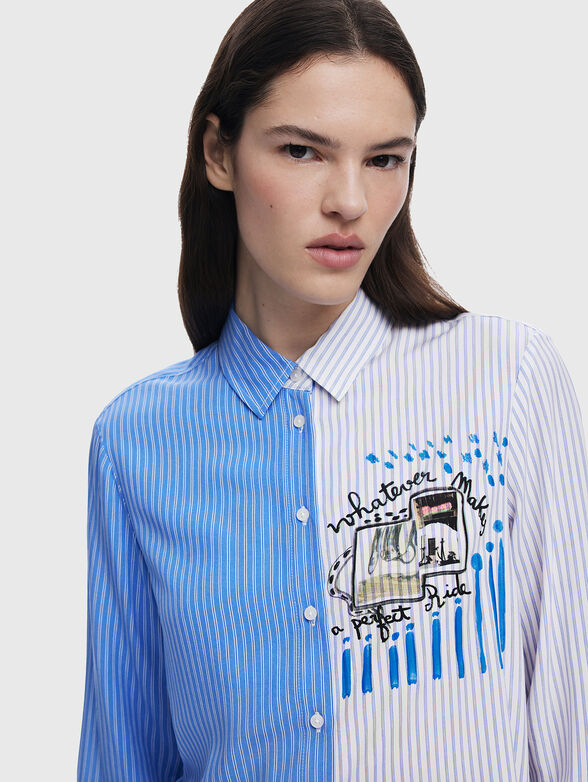 PERFECT RIDE stripe shirt - 4