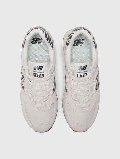 574 sports shoes with logo detail - 5