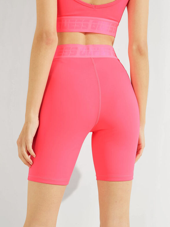 AILEEN black biker shorts - 2