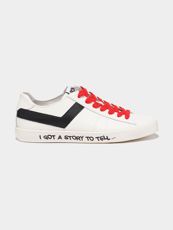 TOPSTAR sneakers contrasting laces and letering - 1