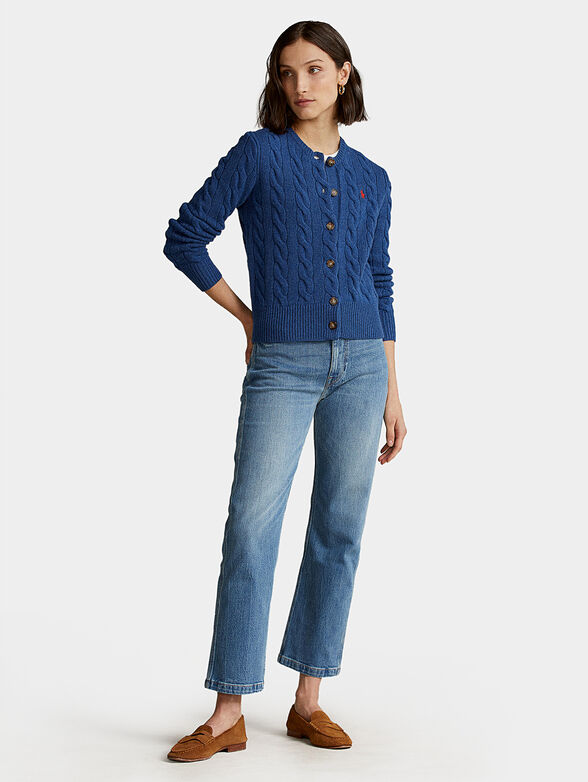 Cardigan embroidered Pony logo - 4