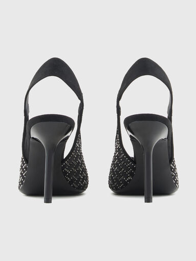 Heeled shoes with rhinestones - 3