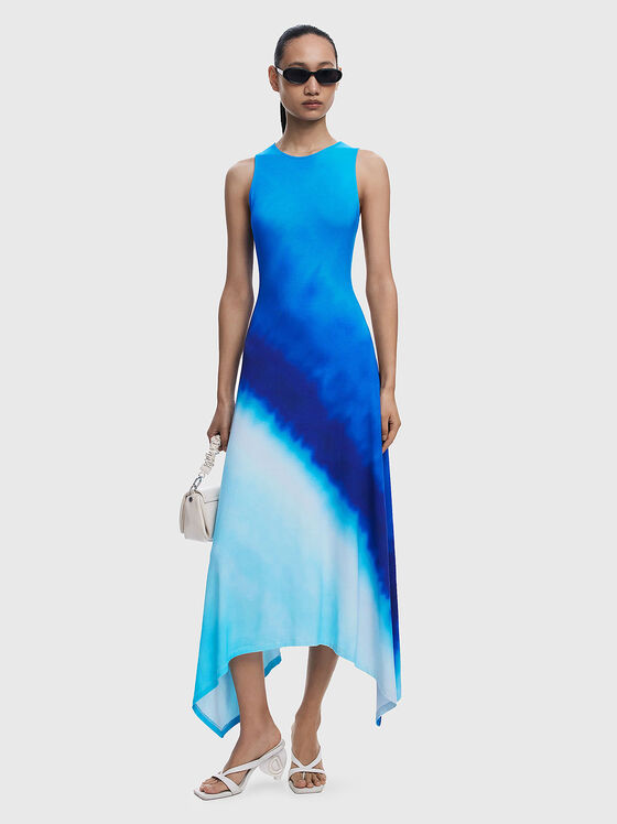 ORBIT midi dress with oval neckline - 1