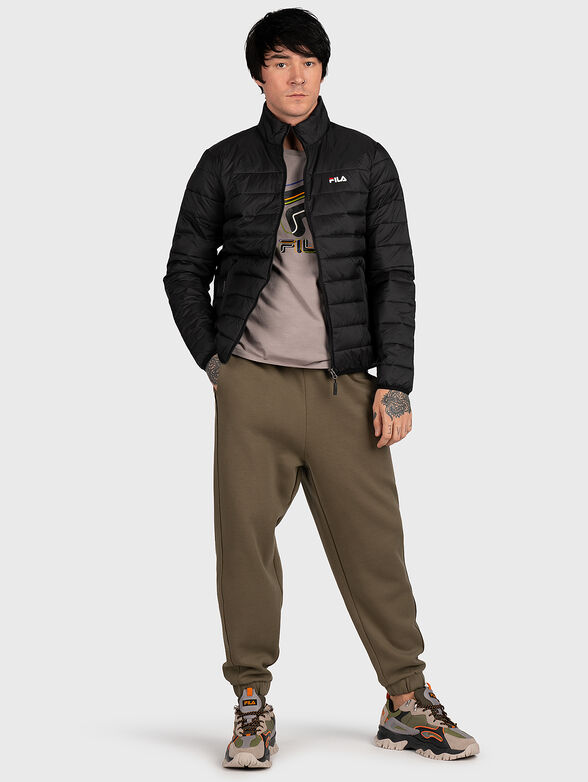 BERGLERN black jacket with quilted effect - 2