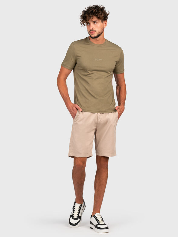 DRAKE WELT beige short pants - 4