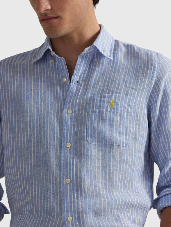 Shirt with striped pattern - 4