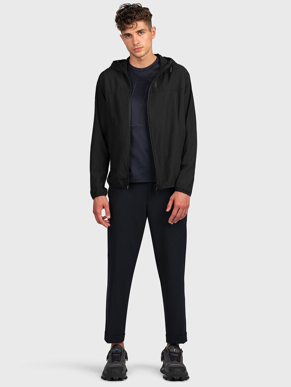 Blue t-shirt with logo accent - 4