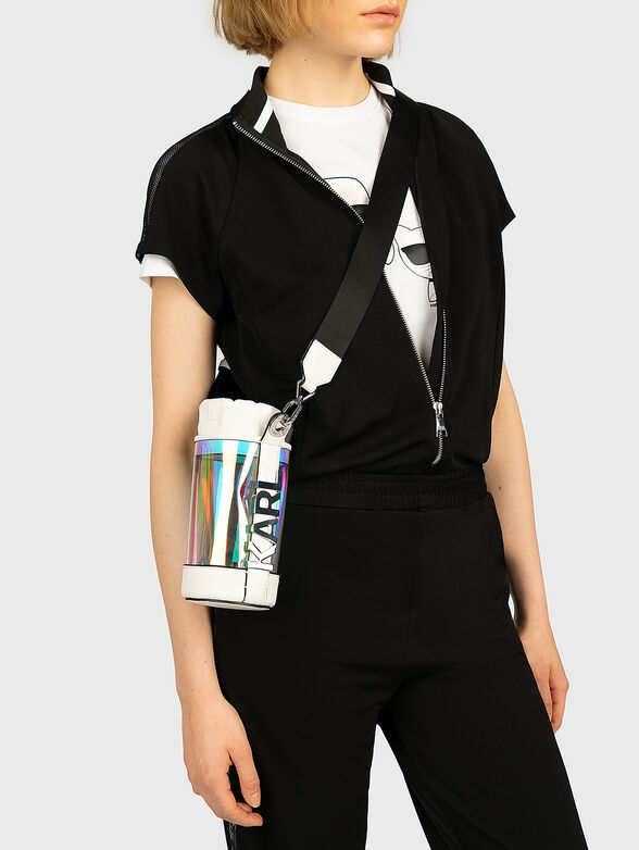 Bottle bag  with iridescent effect - 6