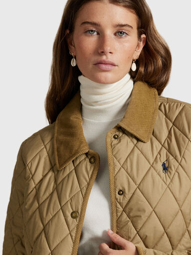 Quilted coat with pockets - 4