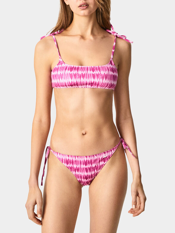 KEIRA bikini top with tie-dye effect - 1