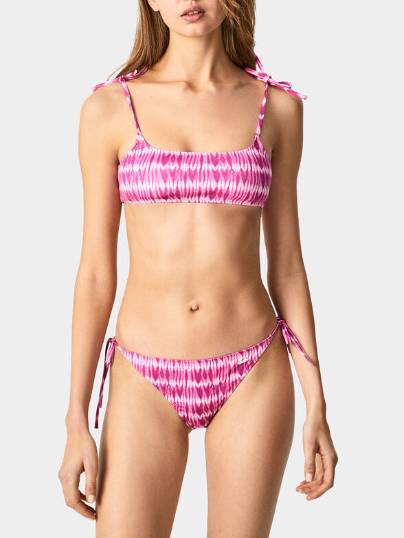 KEIRA bikini top with tie-dye effect - 2