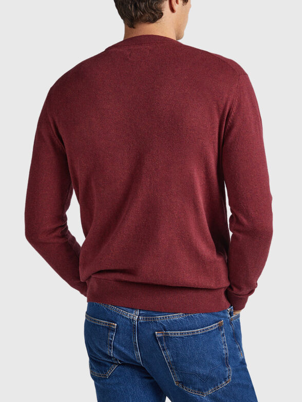 ANDRE black sweater with crew neck - 3