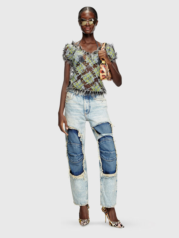 D-FIRE-FSF unisex straight jeans - 6