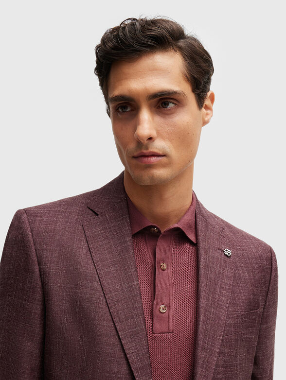 Polo shirt H-DAREMO in blue - 4