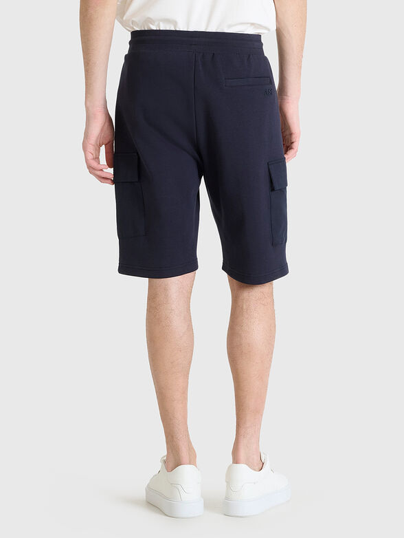 Dark blue shorts with side pockets  - 2