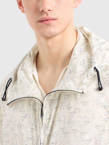 Hooded print jacket - 5