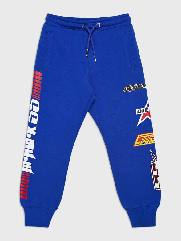 PRUTH-ASTARS sports trousers in black color - 1