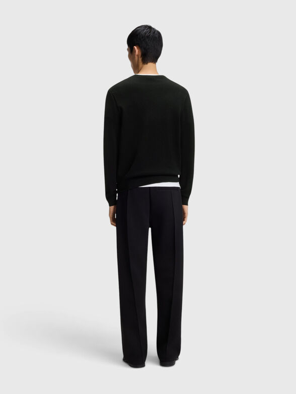 Sweater with metallic stacked logo - 2
