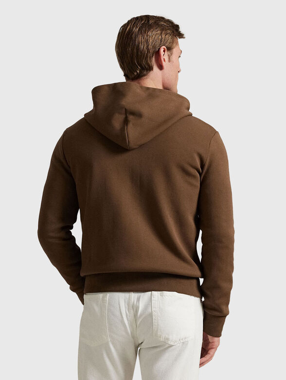 Sweatshirt with logo embroidery - 3