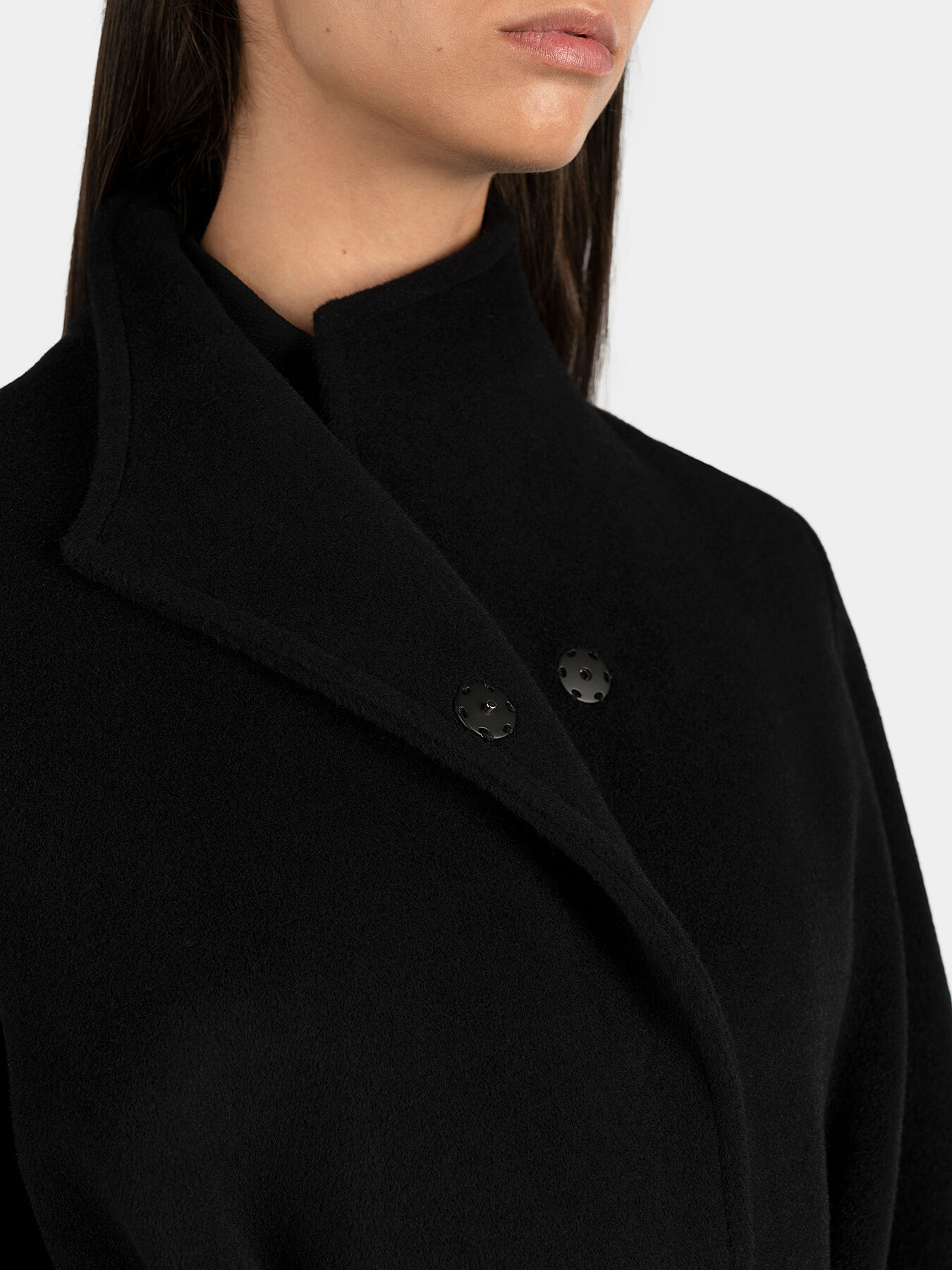 Angora rabbit wool coat brand EMPORIO ARMANI — Globalbrandsstore