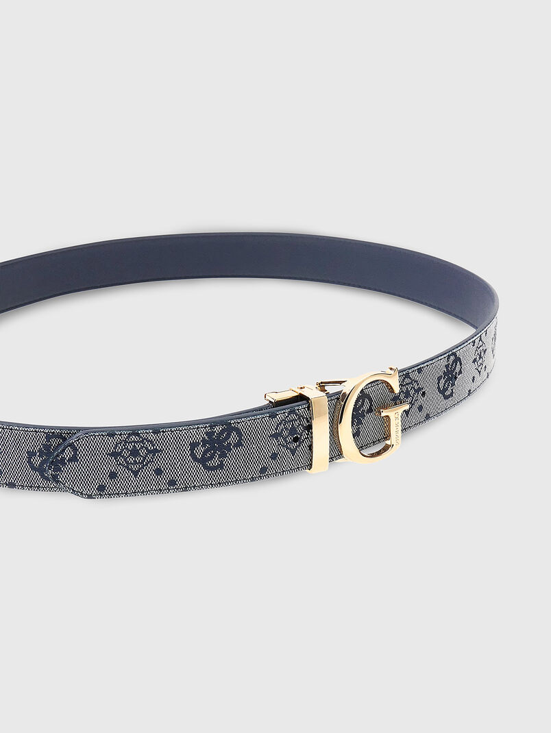 NEDA belt with logo buckle - 3