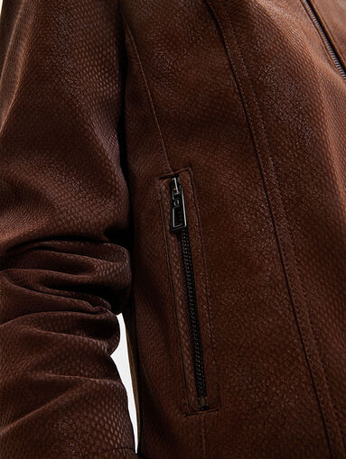 LAS VEGAS black suede-effect jacket - 5