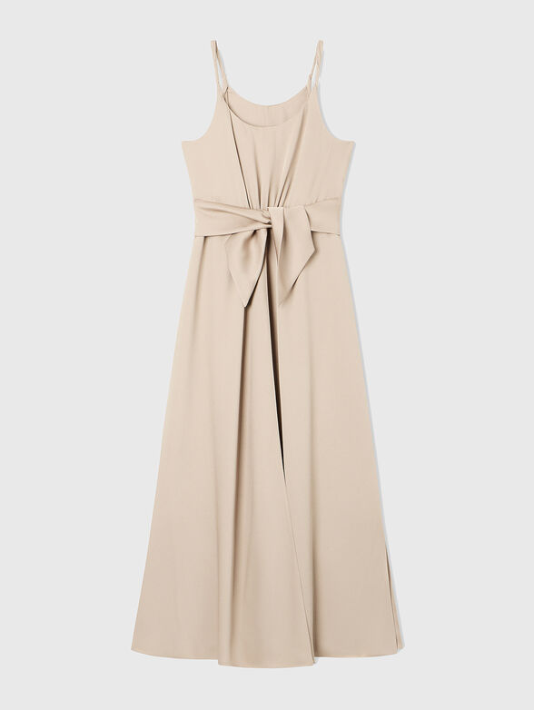 Crepe dress with slits - 4