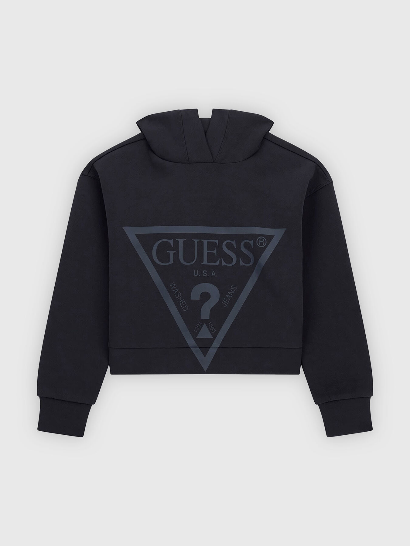 Guess black sweatshirt cheap