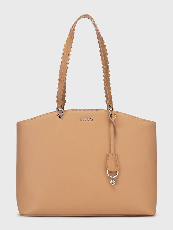 Beige shopper bag - 1