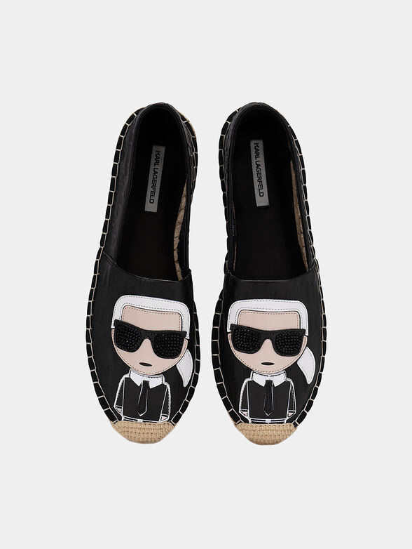 KAMINI Espadrilles with monogram logo print - 6