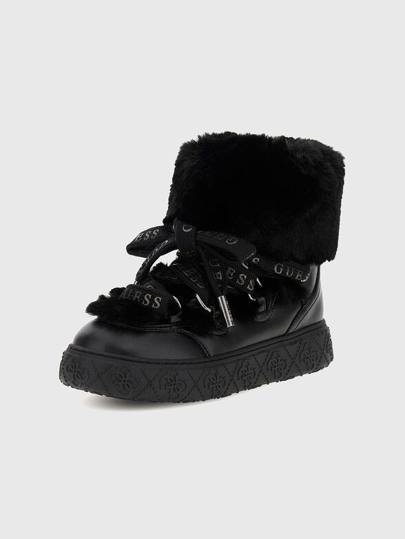 UNESSA boots with animal print - 2