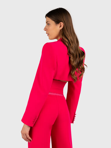 Jacket with cut out accents and zip - 3