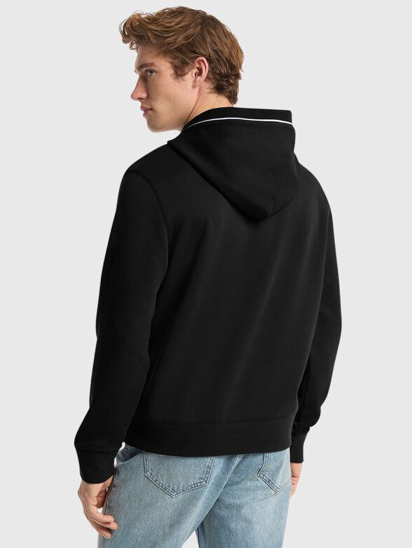 Cotton-blend sweatshirt with a contrasting logo - 2