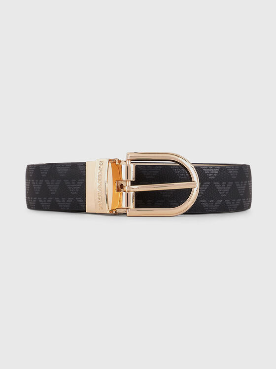 Belt with monogram print  - 1