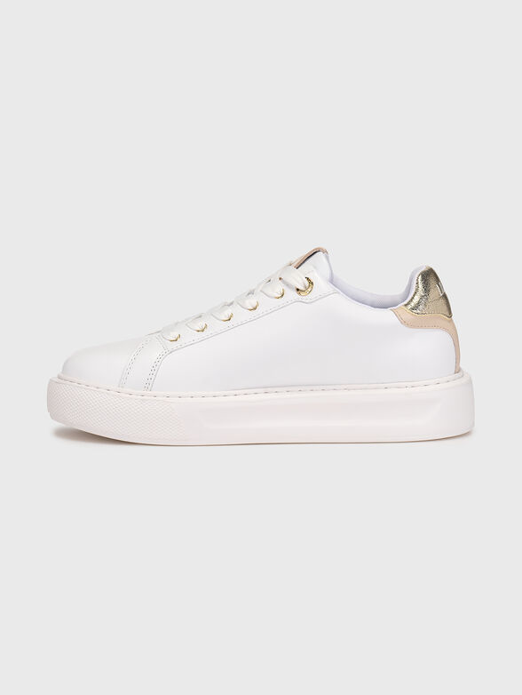 KYLIE 10 leather sneakers with accent logo - 4