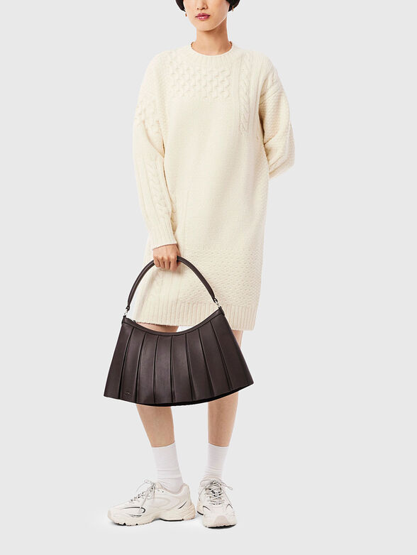 Knitted dress made of wool blend  - 1